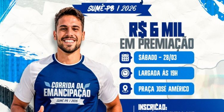 Abertas as inscrições da Corrida de Rua de Sumé