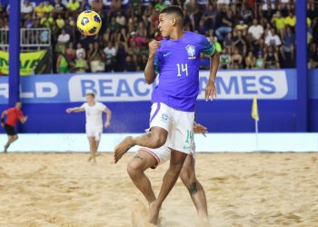 Paraíba World Beach Games: Brasil vence Estados Unidos e avança para final da Copa das Nações de Beach Soccer