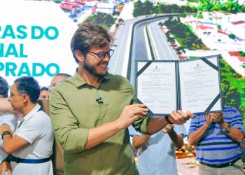 Bruno inicia nova etapa do Canal do Prado e avança em obra estratégica para mobilidade de Campina Grande
