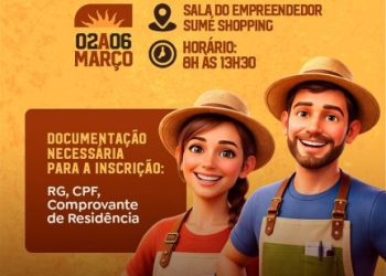 Está aberto cadastro para vendedores ambulantes interessados na III Expo Sumé