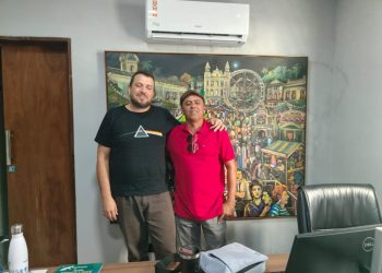 Nanido Cavalcante se reúne com Pedro Santos para tratar da 15ª edição do Festival Zabé da Loca