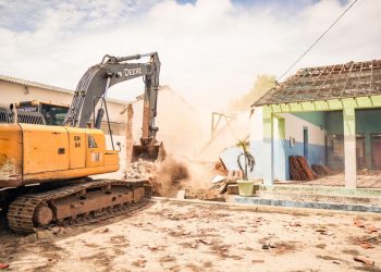 Prefeitura de Campina Grande inicia obra de reconstrução e ampliação da Escola Municipal Mauro Luna