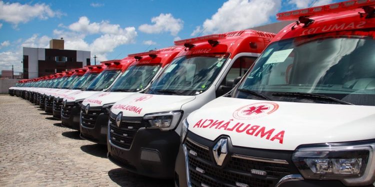 Paraíba recebe 38 novas ambulâncias do Samu para reforçar atendimento de urgência em 31 municípios