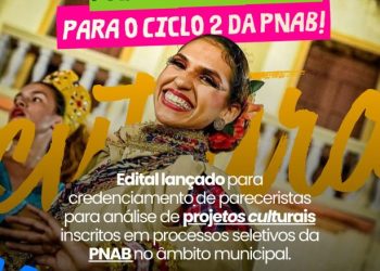 Prefeitura de Campina Grande lança edital de chamamento público para credenciamento de pareceristas culturais