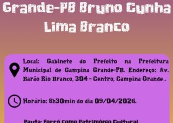 O Fórum Nacional do Forró de Raiz e Federação de Amparo à Arte e a Cultura, participará nesta quinta feira, de  reunião com o prefeito Bruno Cunha Lima