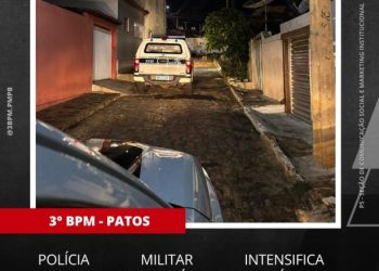 POLÍCIA MILITAR INTENSIFICA POLICIAMENTO EM ÁREAS ESTRATÉGICAS DE PATOS