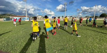 Escolinha de futebol é inaugurada com grande participação no estádio Jacintão, em Sumé