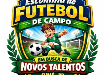 Escolinha de Futebol será inaugurada em Sumé com apoio de patrocinadores e projeto social gratuito