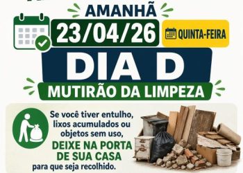 Em Monteiro: Mutirão de limpeza começa nesta quinta-feira pelo bairro Alto da Serra