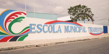 Prefeitura entrega reforma e ampliação da Escola Municipal Tiradentes, no bairro Santa Rosa, na próxima segunda-feira
