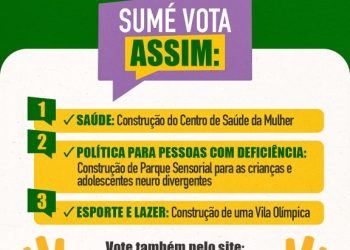 Sumé vota por Saúde, Esporte e Lazer e Políticas para Pessoas com Deficiência no ODE 2026