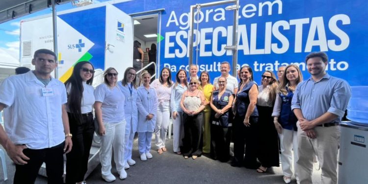 Sumé recebe carreta da Saúde da Mulher com a oferta de consultas e exames durante 30 dias