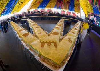 Campina Grande estabelece novos recordes com o Maior Quadrilhão Junino e o Maior Bolo de Milho do Mundo