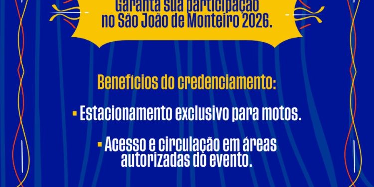 Prefeitura abre credenciamento para mototaxistas durante os festejos juninos de Monteiro