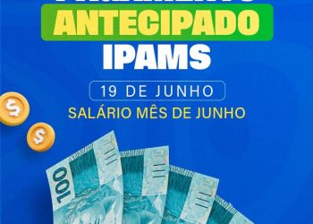 IPAMS paga aposentados e pensionistas nesta sexta-feira (19)