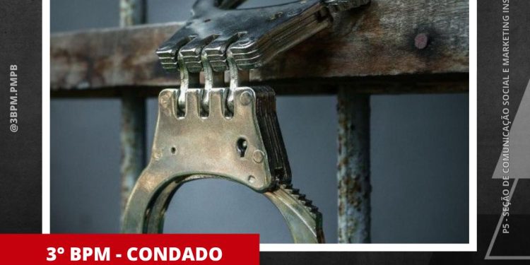 POLÍCIA MILITAR CUMPRE MANDADO DE PRISÃO EM CONDADO