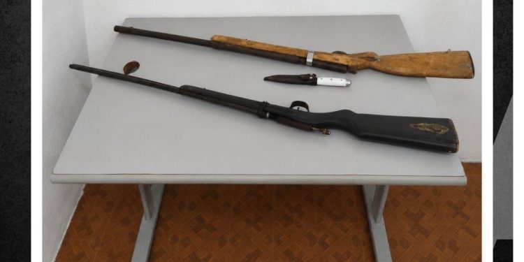 POLÍCIA MILITAR APREENDE ARMAS DE FOGO APÓS AMEAÇA EM CONDADO E CONDUZ SUSPEITO À DELEGACIA EM PATOS-PB POLÍCIA MILITAR APREENDE ARMAS DE FOGO APÓS AMEAÇA EM CONDADO E CONDUZ SUSPEITO À DELEGACIA EM PATOS-PB
