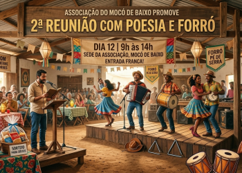 Associação do Mocó de Baixo promove a 2ª Reunião com Poesia e Forró no dia 12
