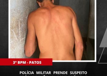 POLÍCIA MILITAR PRENDE SUSPEITO APÓS INVASÃO A CONDOMÍNIO E TENTATIVA DE FURTO EM PATOS