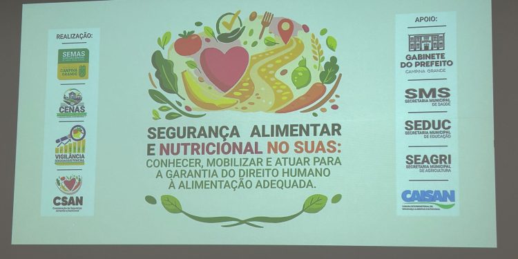 Prefeitura de Campina Grande realiza capacitação para discutir avanços da Segurança Alimentar e Nutricional no Município