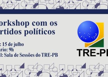 TRE-PB realiza workshop com os partidos políticos próxima quarta (15)