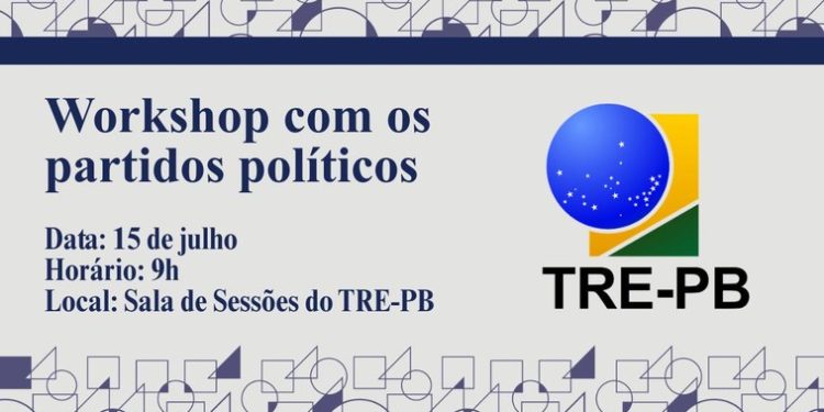 TRE-PB realiza workshop com os partidos políticos próxima quarta (15)