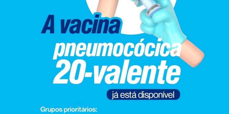 Secretaria de Saúde de Monteiro disponibiliza vacinação da vacina pneumocócica 20-valente (VPC20) para grupo prioritário