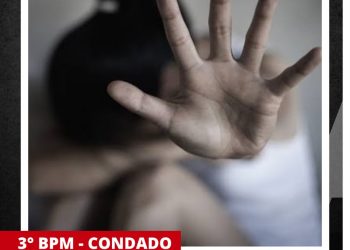 POLÍCIA MILITAR CONDUZ HOMEM À DELEGACIA APÓS AGRESSÃO COM FACA CONTRA COMPANHEIRA EM CONDADO
