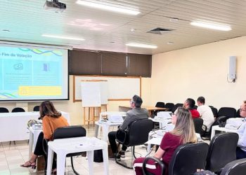 Novos servidores recebem treinamento para atuar como multiplicadores de mesários
