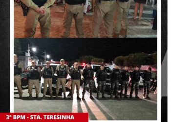 POLÍCIA MILITAR REFORÇA POLICIAMENTO DURANTE O SÃO JOÃO DE SANTA TERESINHA