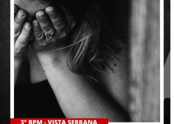 POLÍCIA MILITAR ATENDE OCORRÊNCIA DE VIOLÊNCIA DOMÉSTICA E CONDUZ ENVOLVIDOS À DELEGACIA EM VISTA SERRANA