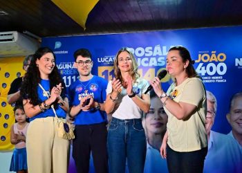 Comitê “Rosália É Lucas” é inaugurado com grande participação de apoiadores e movimenta Avenida Manoel Tavares em Campina Grande