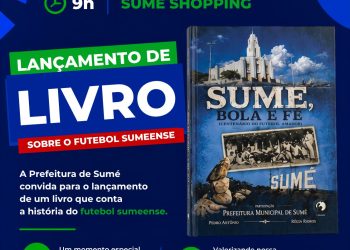 Café Cultural do Sumé Shopping recebe lançamento de livro que conta a história do futebol sumeense