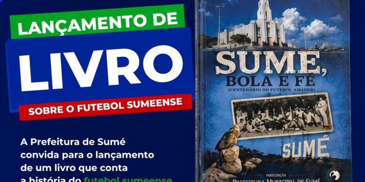 Café Cultural do Sumé Shopping recebe lançamento de livro que conta a história do futebol sumeense