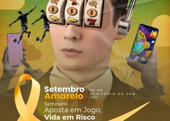 Setembro Amarelo: Prefeitura de Campina Grande promove seminário sobre impactos das apostas na saúde mental