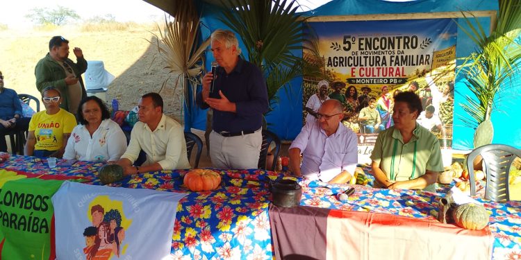 Vice-prefeito Cajó Menezes participa do V Encontro de Movimentos da Agricultura Familiar, Social e Cultural na Vila Produtiva Lafayette