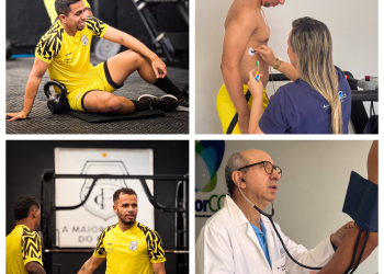 Atletas do Treze avançam na preparação, realizam exames e atividades na academia; trabalhos em campo começam neste domingo