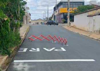 Montran amplia sinalização horizontal após pavimentação asfáltica em Monteir