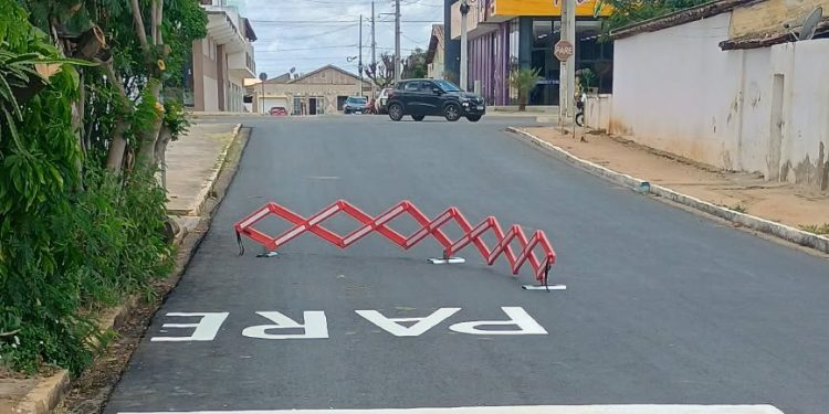 Montran amplia sinalização horizontal após pavimentação asfáltica em Monteir