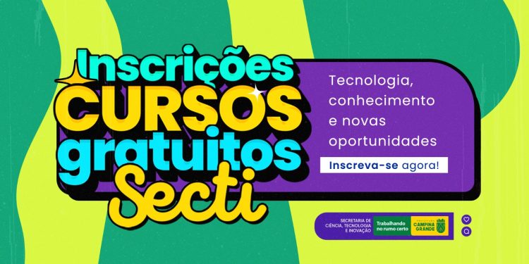 Secretaria de Ciência e Tecnologia de Campina Grande abre 350 vagas para cursos gratuitos na área de tecnologia